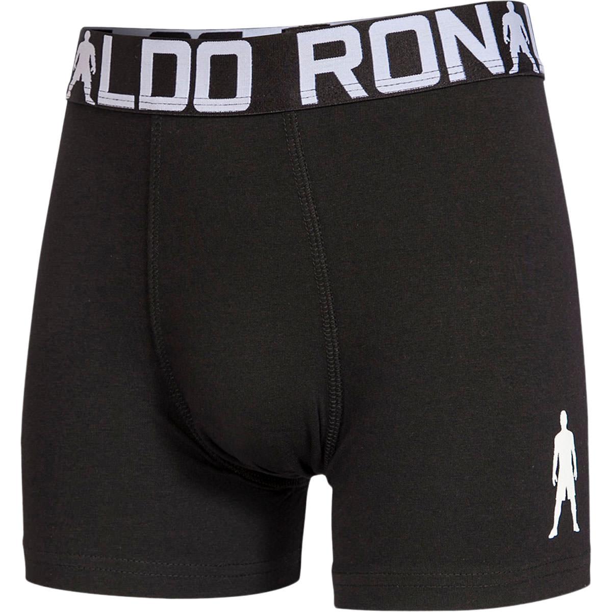 CR7 Boys Trunk 2-Pack Boxershorts Børn OBSIDIAN/WHITE