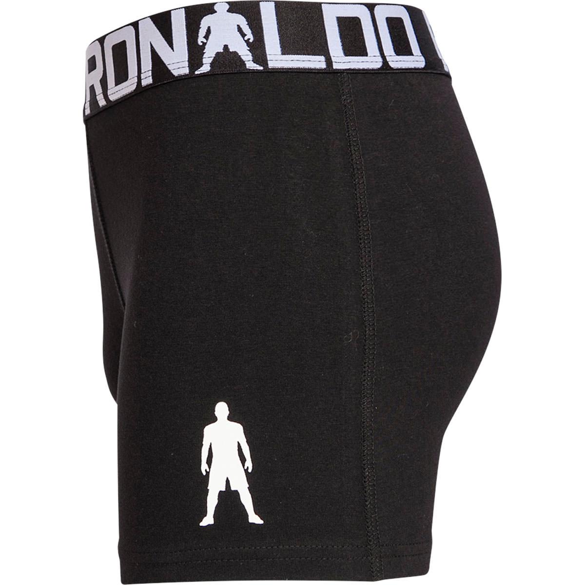 CR7 Boys Trunk 2-Pack Boxershorts Børn OBSIDIAN/WHITE