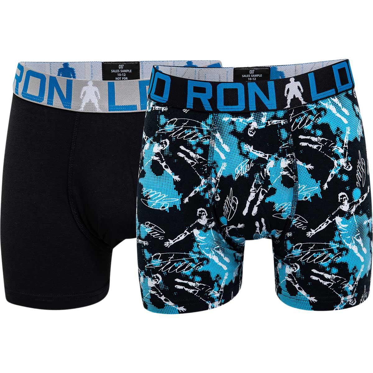 CR7 Boys Trunk 2-Pack Boxershorts Børn Solid white + solid white