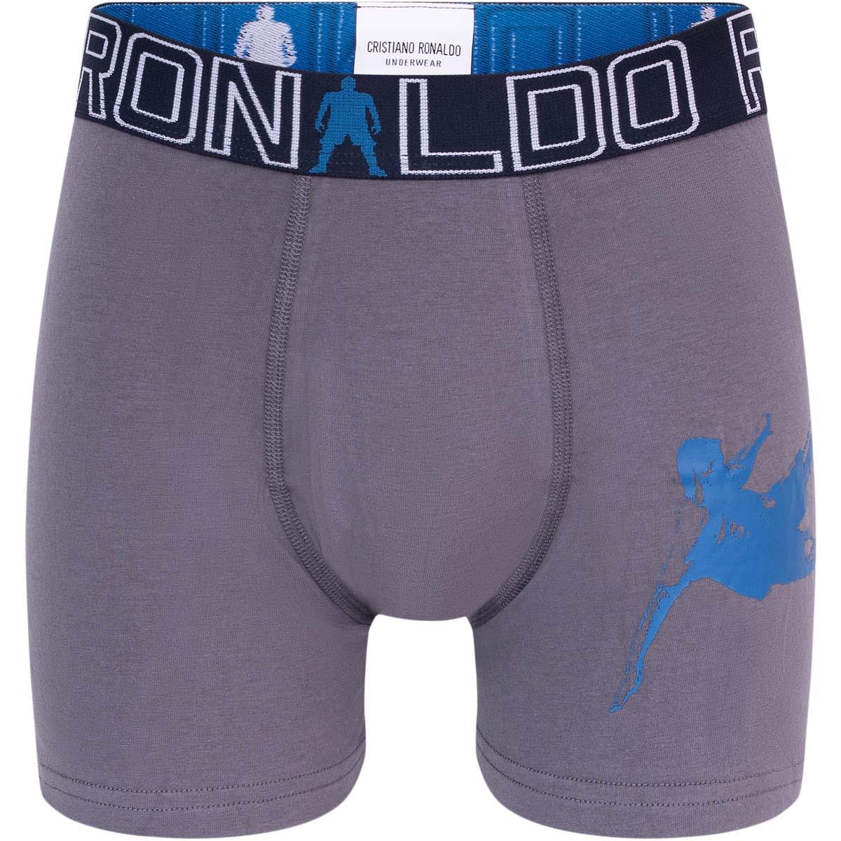 CR7 Basic Trunk 5-Pack Boxershorts Børn Black/Blue/Grey