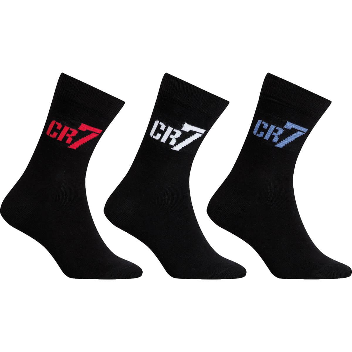 CR7 3-Pack Strømper Barn Black CR7