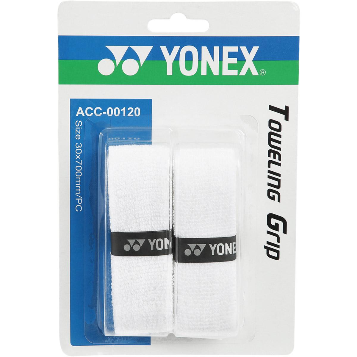 Yonex Toweling 2-Pack Ketchergrip WHITE