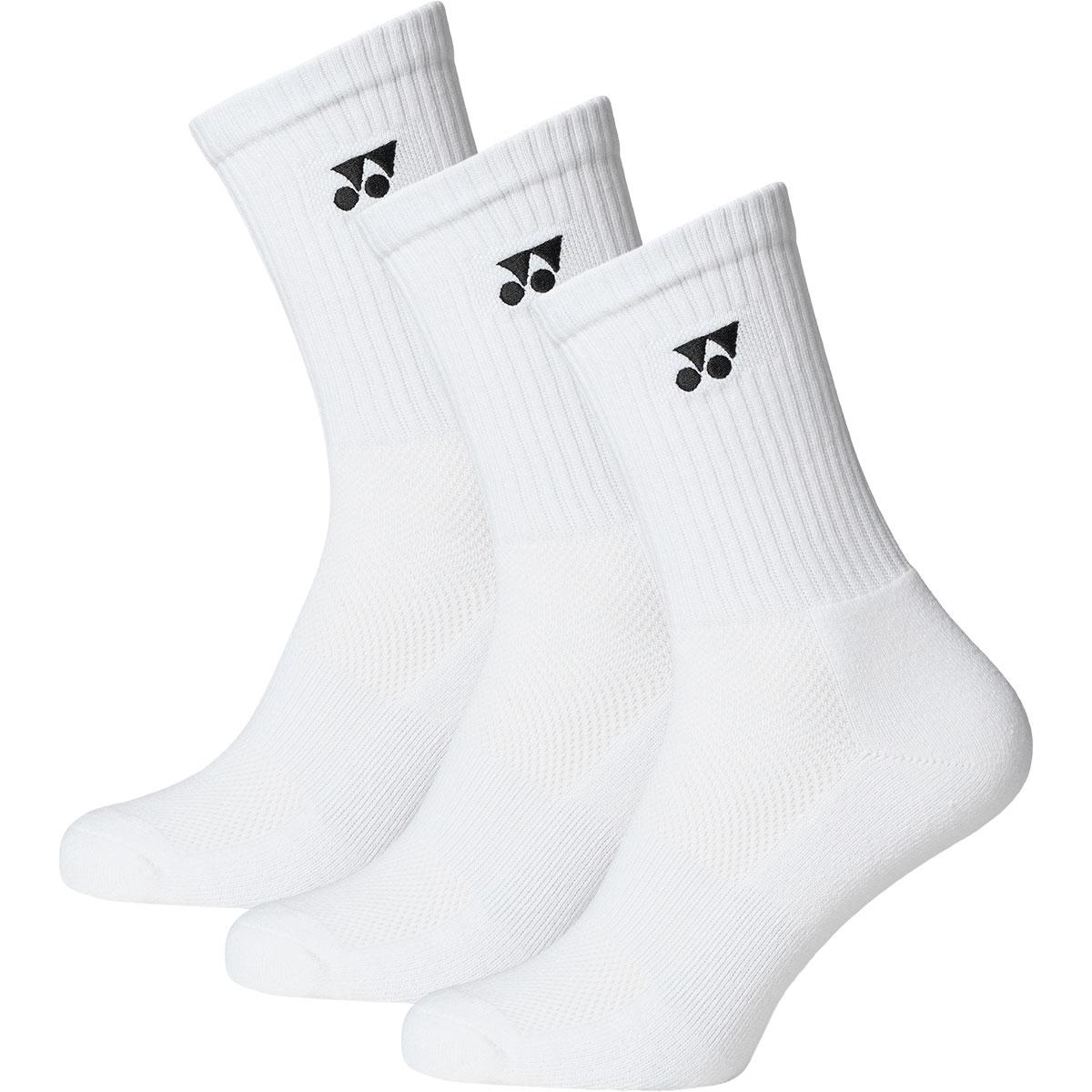 Yonex Sport Crew 3-Pack Sportsstrømper White
