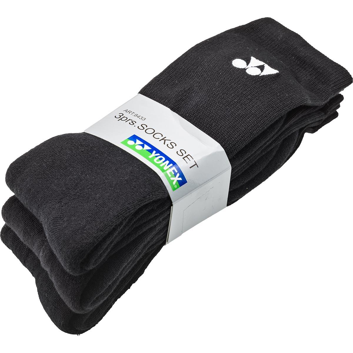 Yonex Performance 3-Pack Strømper BLACK