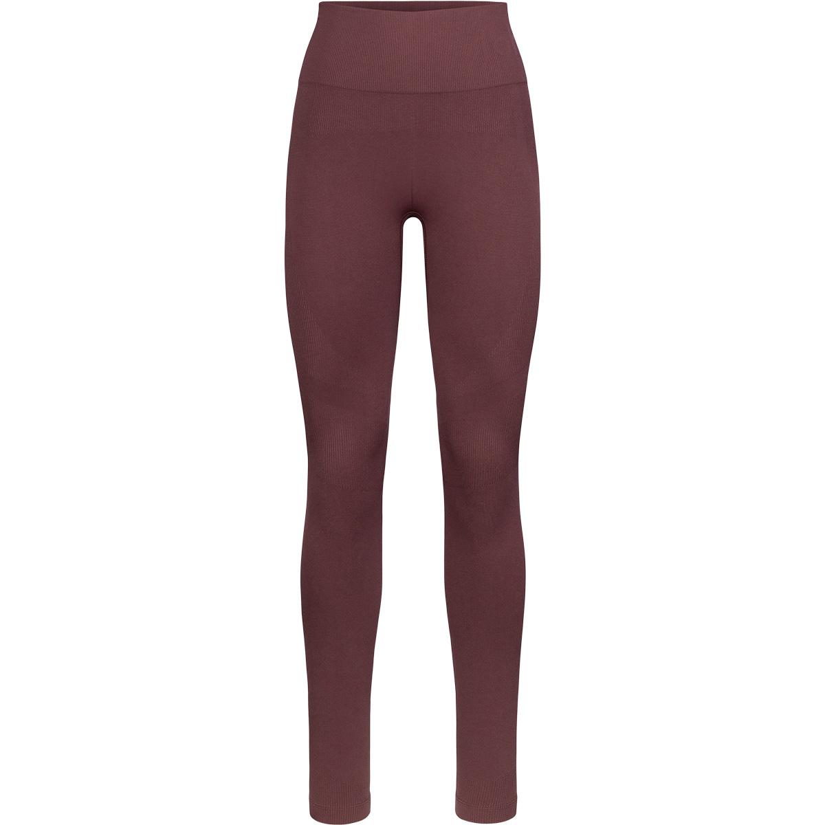 Johaug Sculpt Seamless Træningstights Dame Brownish Red