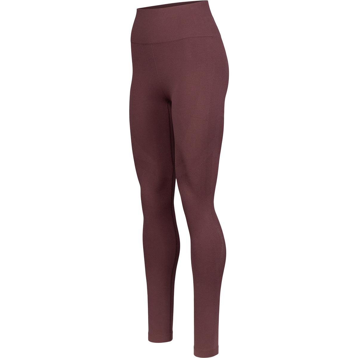 Johaug Sculpt Seamless Træningstights Dame Brownish Red