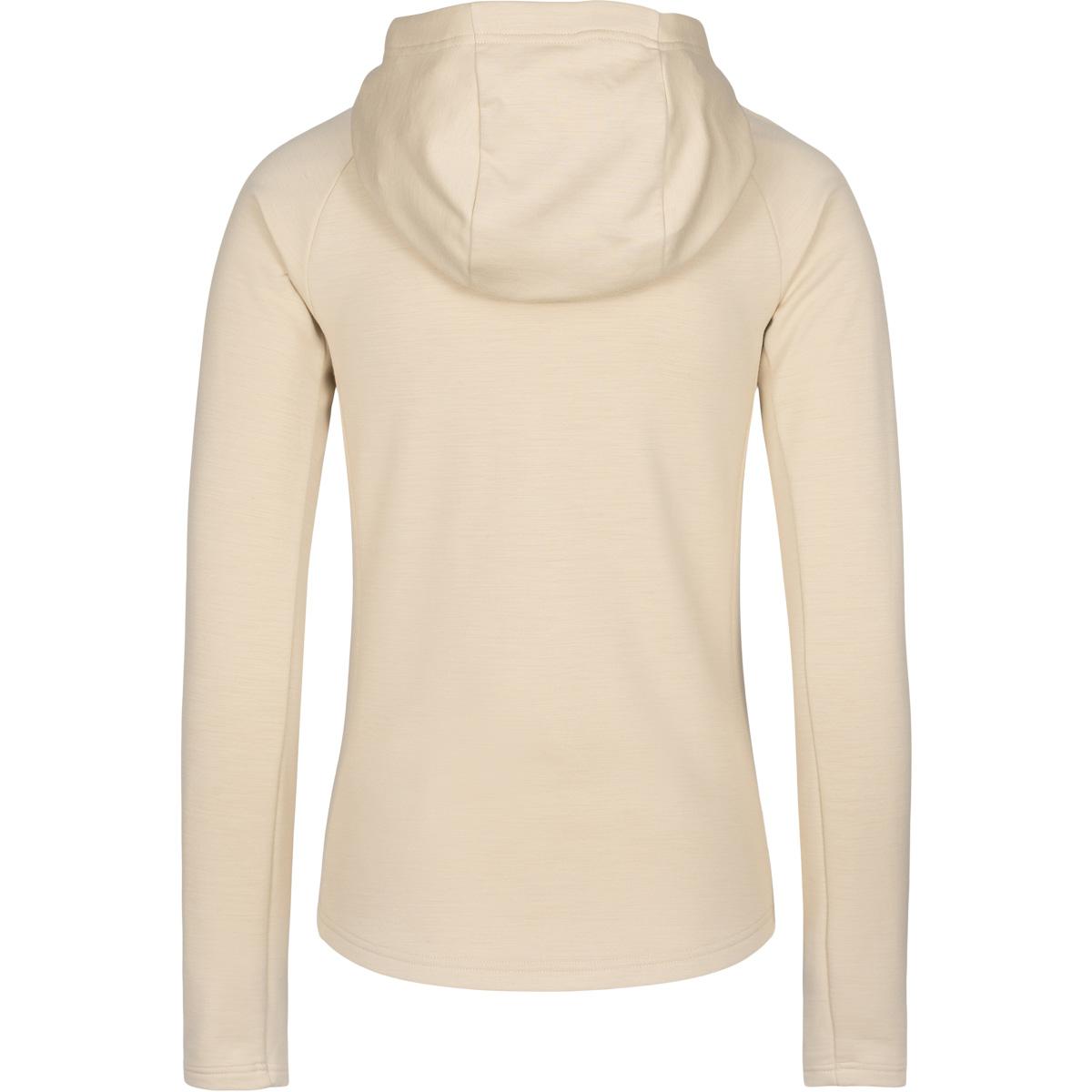 Johaug Aerial Woolmix Full Zip Hettegenser Dame Light Beige