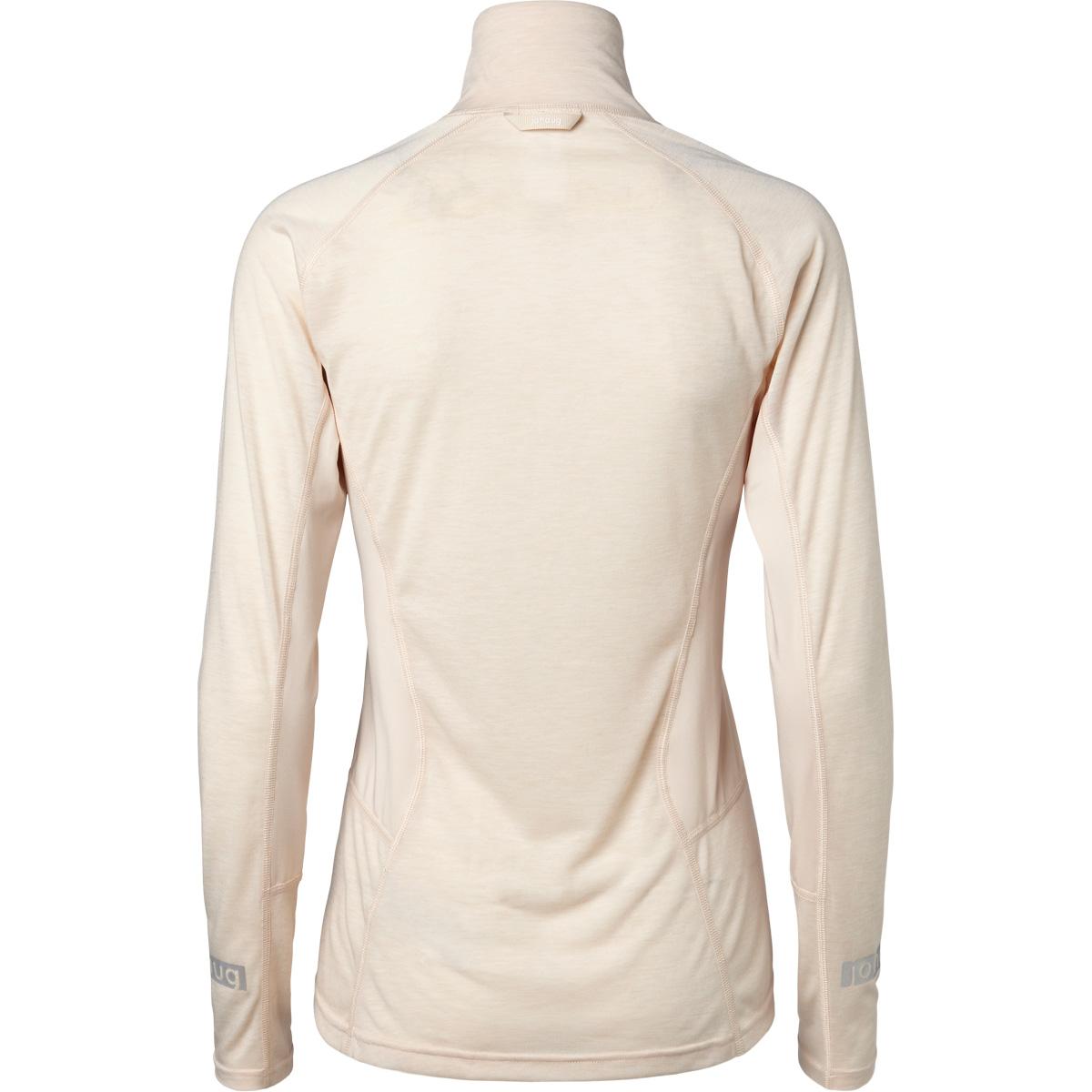 Johaug Aerial Woolmix 2.0 Half Zip Træningstrøje Dame Light Beige
