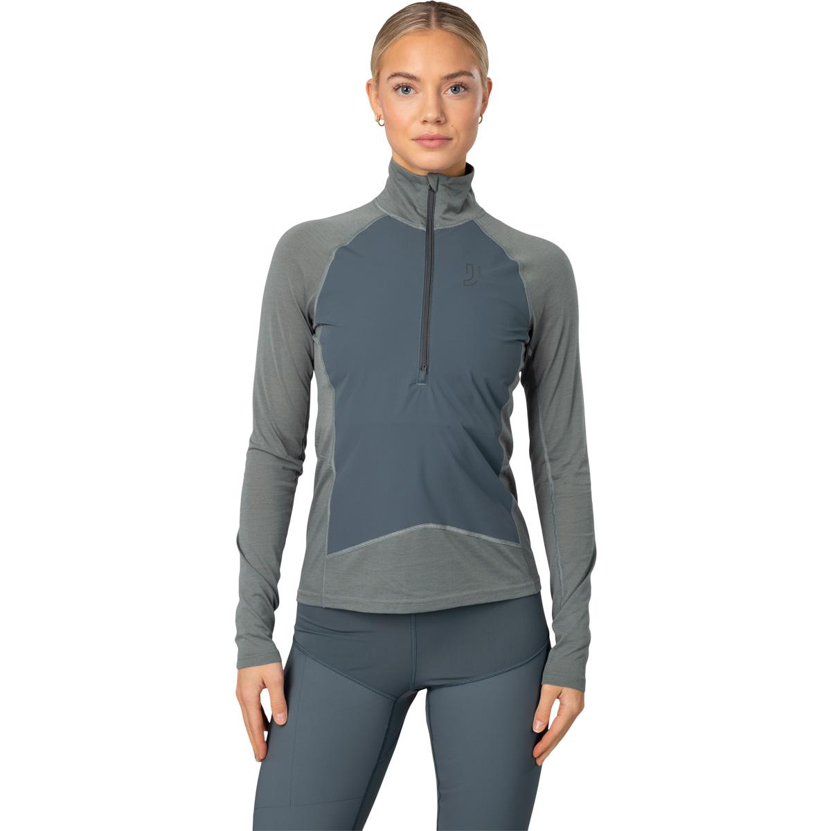 Johaug Discipline Wind Half Zip Træningstrøje Dame Dark Green