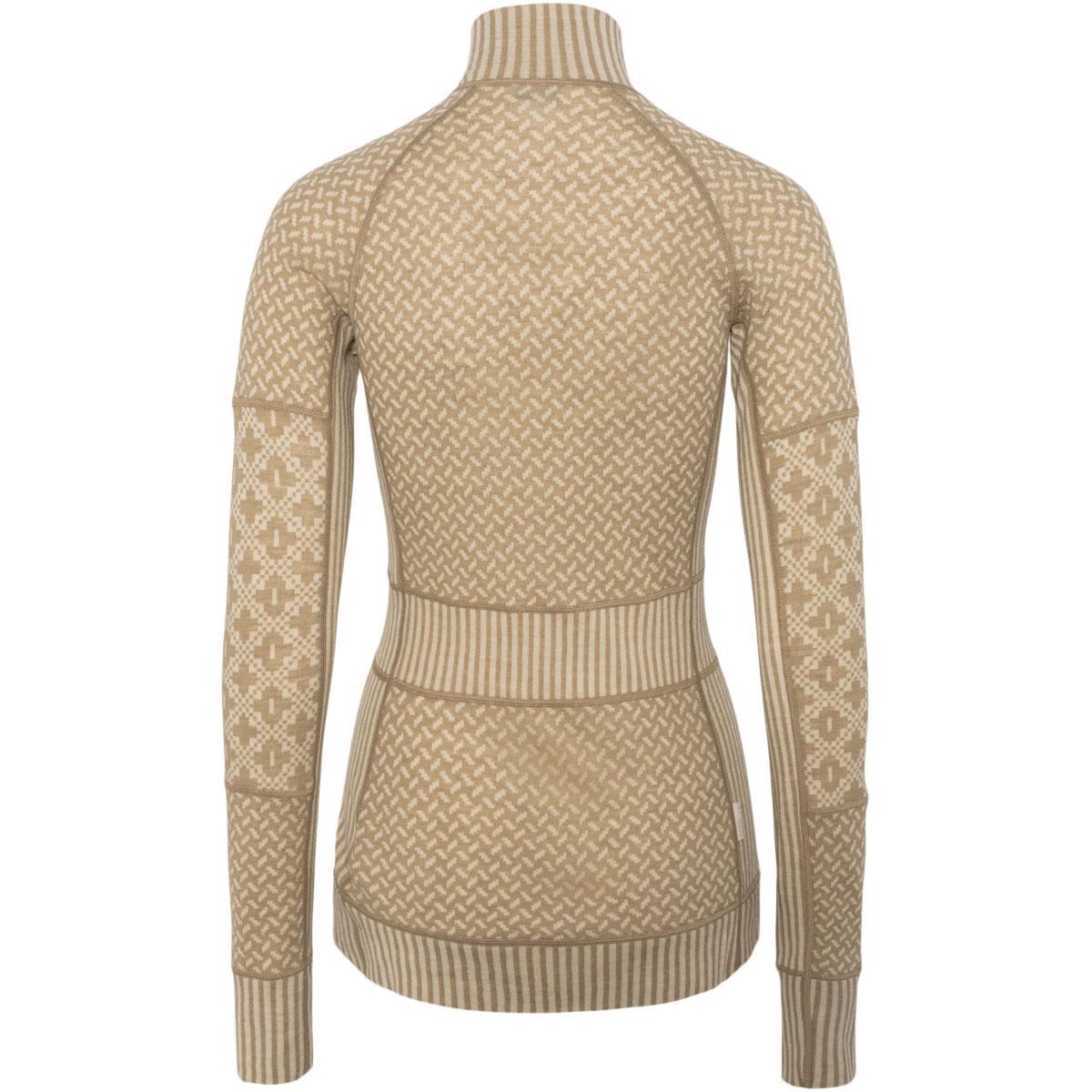 Kari Traa Smekker Half Zip Merino Ulltrøye Dame Mocha