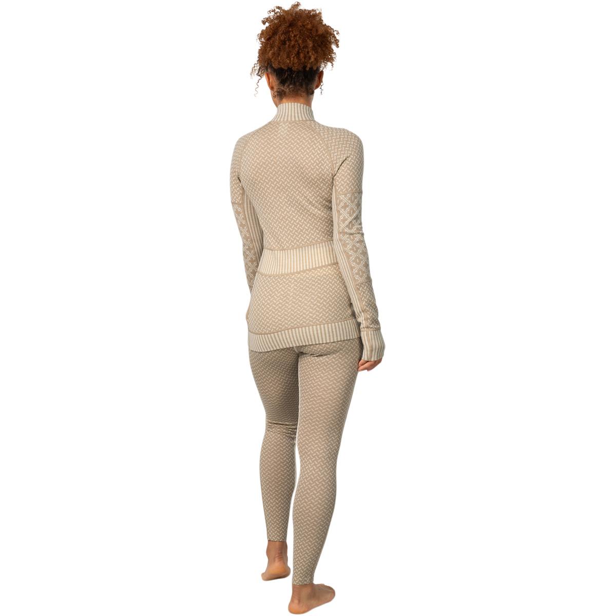 Kari Traa Smekker Half Zip Merino Ulltrøye Dame Mocha
