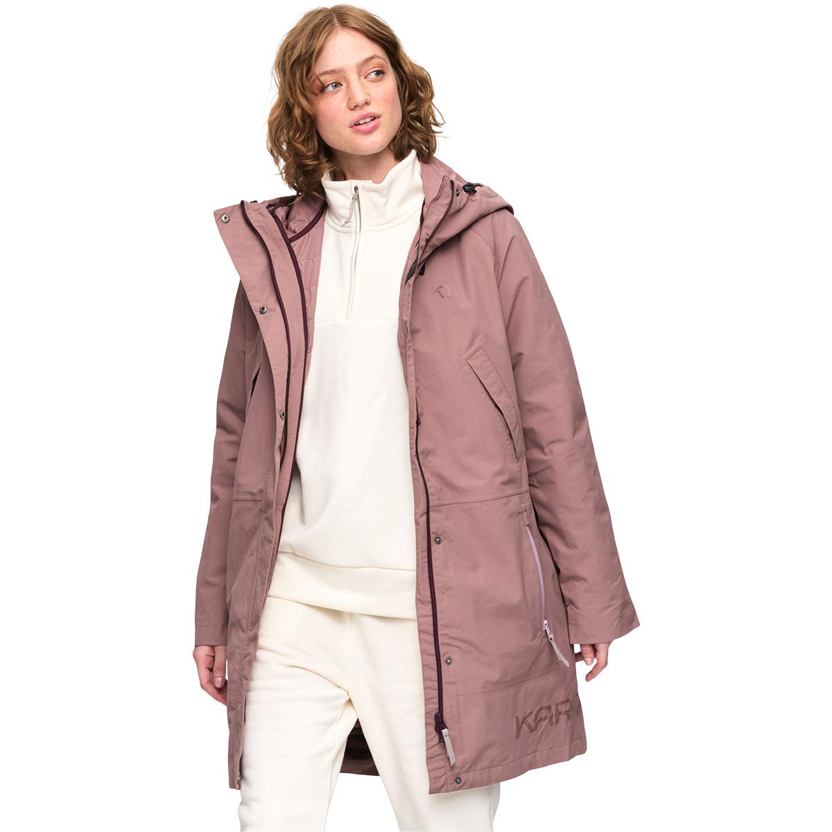 Kari Traa Kvitne L 3in1 Jakke Dame TAUPE