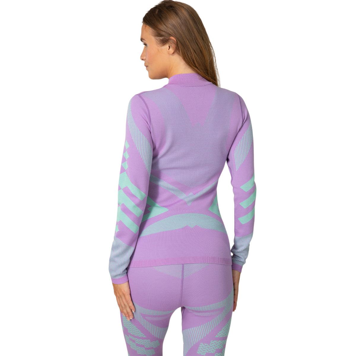 Kari Traa Faith Half Zip Merino Ulltrøye Dame VIOLET