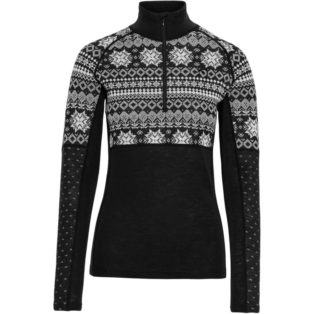 Kari Traa Vilma Half Zip Midlayer Trøje Dame Black