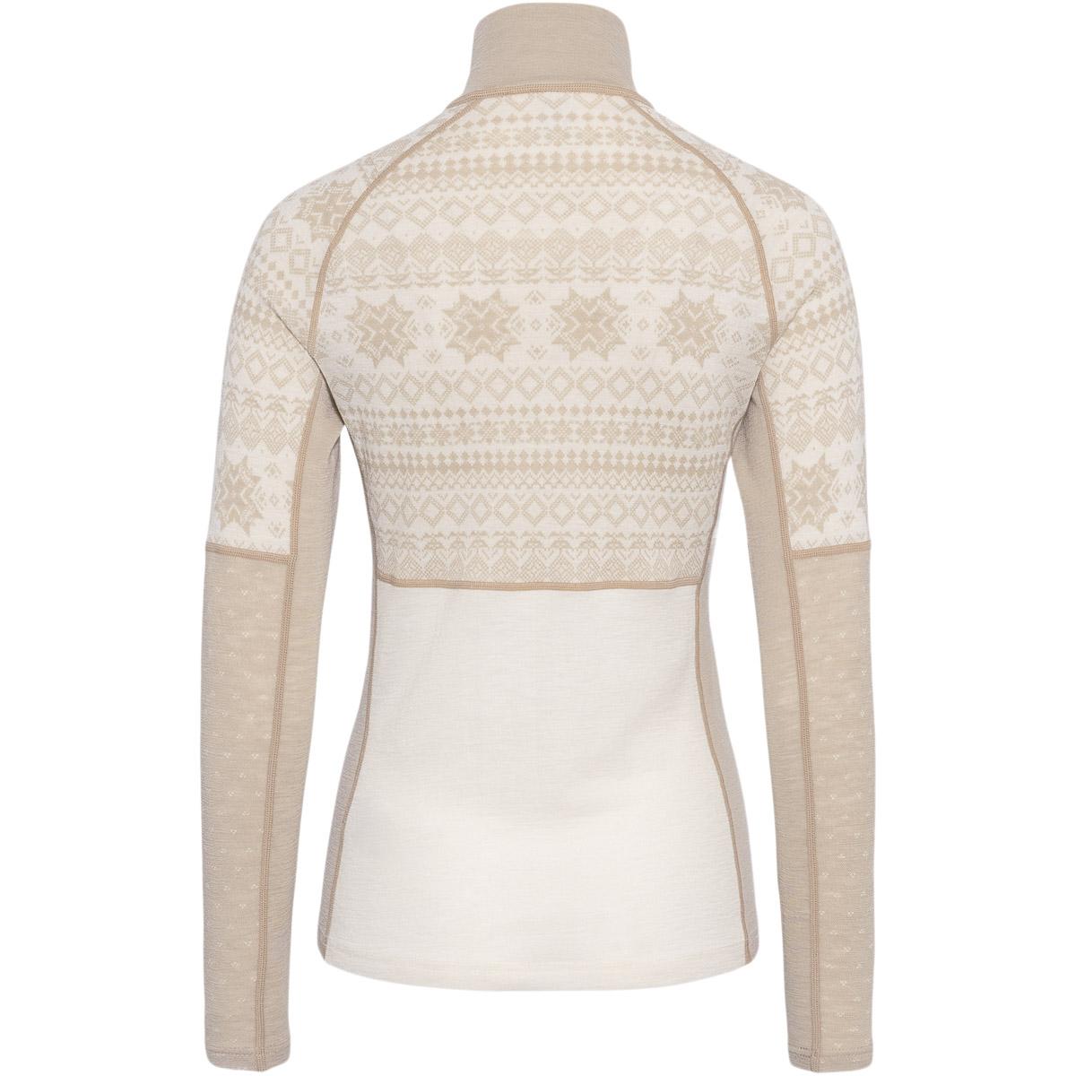 Kari Traa Vilma Half Zip Midlayer Trøje Dame MOCHA