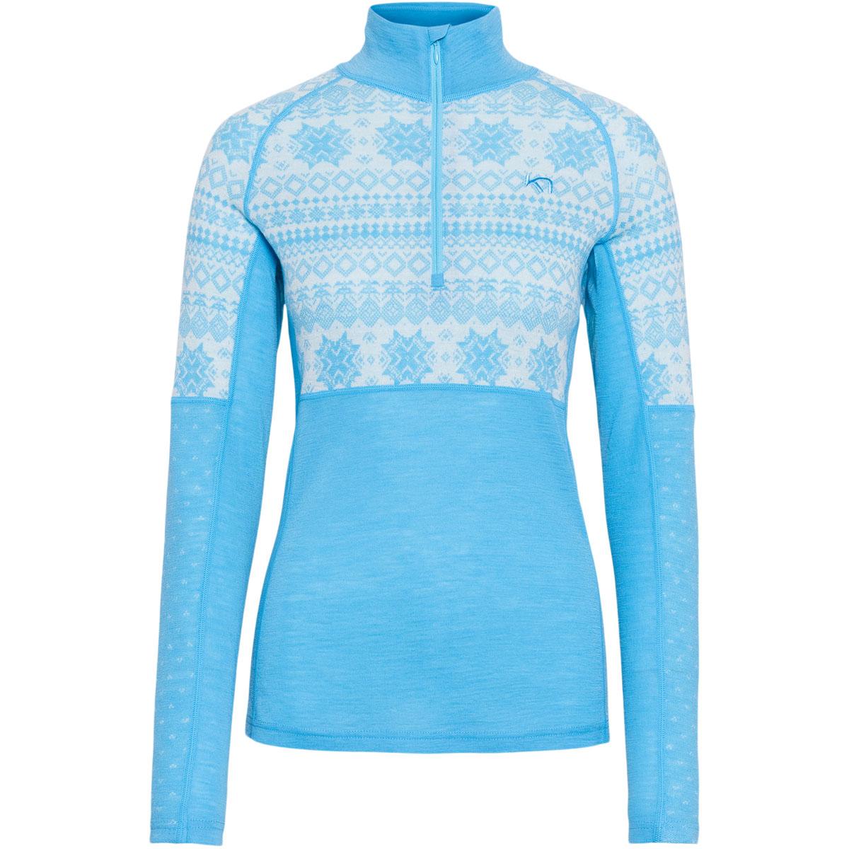 Kari Traa Vilma Half Zip Midlayer Trøje Dame OCEAN