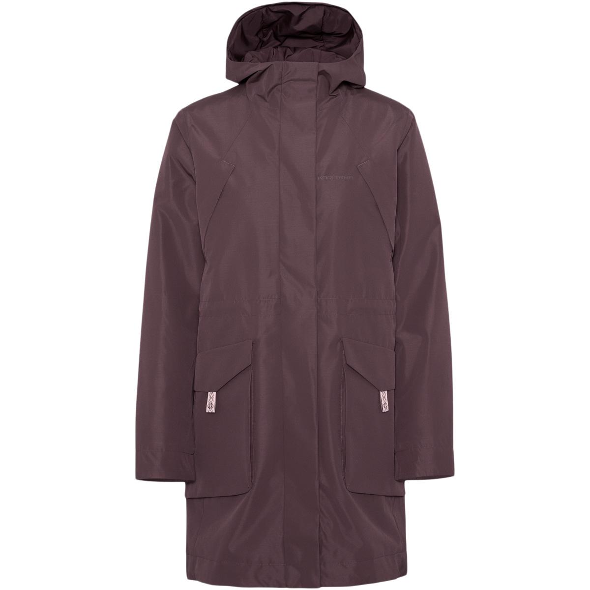 Kari Traa Mona Parka Vinterjakke Dame COCOA POWDER