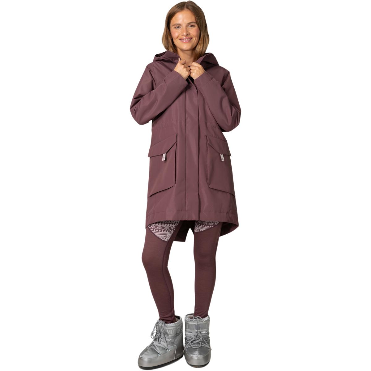 Kari Traa Mona Parka Vinterjakke Dame COCOA POWDER