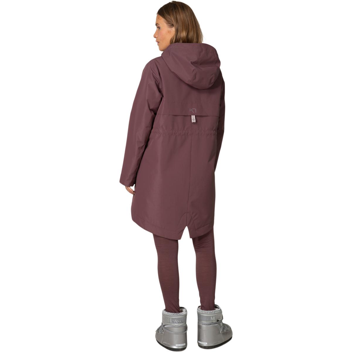 Kari Traa Mona Parka Vinterjakke Dame COCOA POWDER