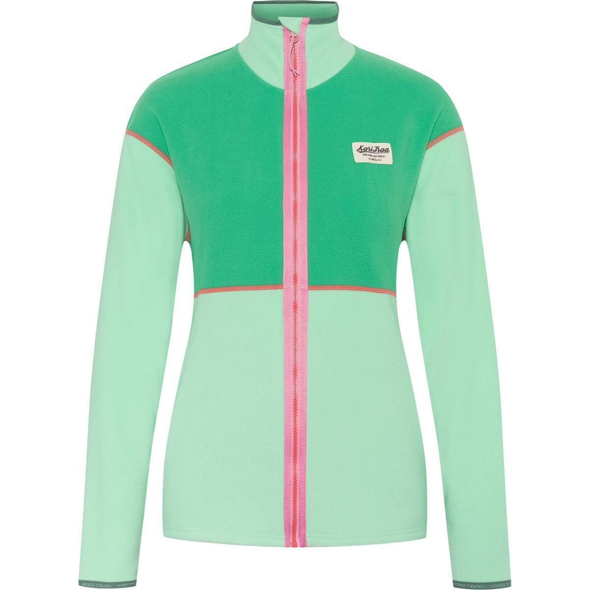 Kari Traa Gracie Fleecetrøye Dame LIGHT GREEN