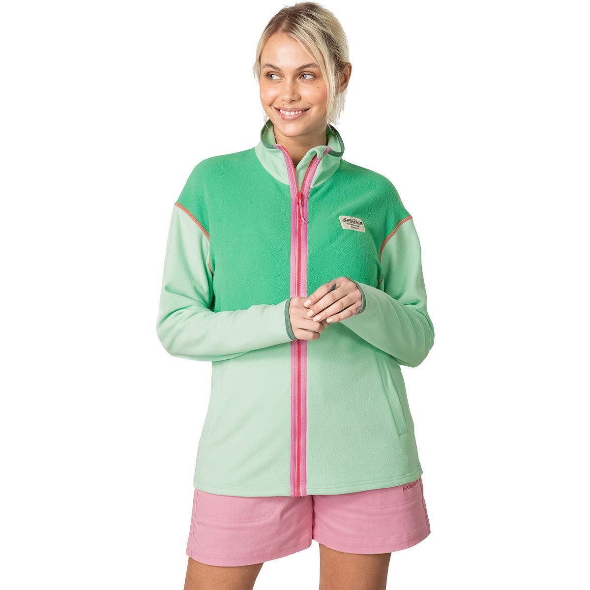 Kari Traa Gracie Fleecetrøye Dame LIGHT GREEN