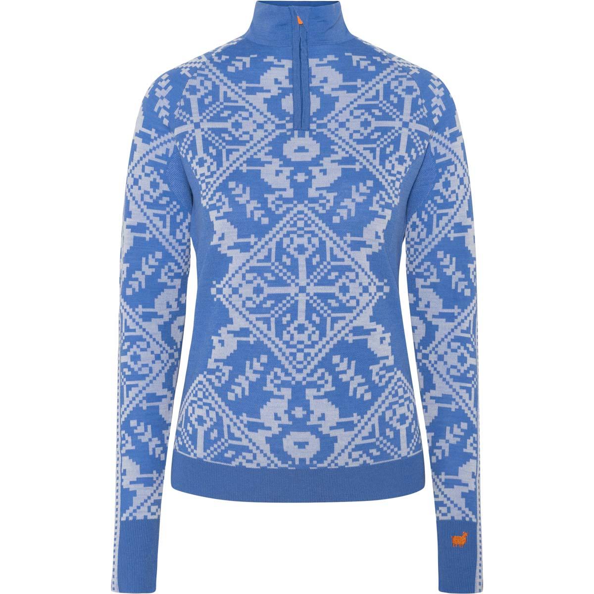 Kari Traa Saga Half Zip Midlayer Trøje Dame Sea