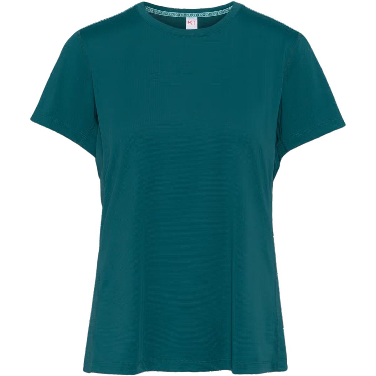 Kari Traa Ava Trenings T-skjorte Dame PEACOCK