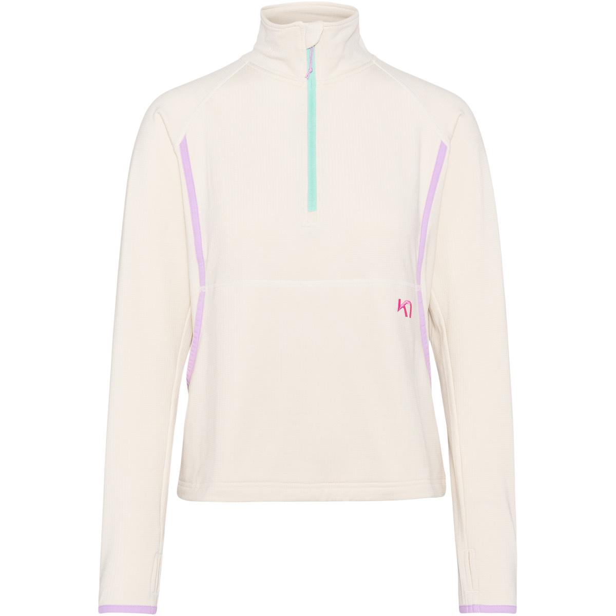 Kari Traa Mika Midlayer Trøye Dame LIGHT BEIGE