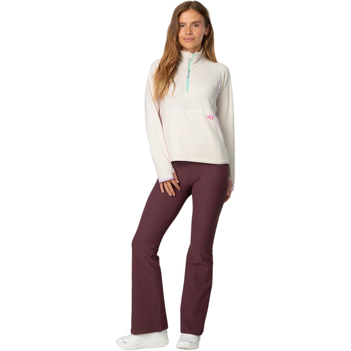 Kari Traa Mika Midlayer Trøye Dame LIGHT BEIGE