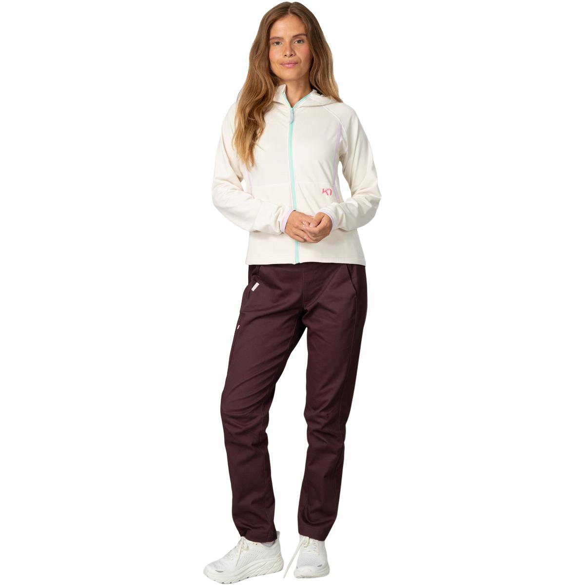 Kari Traa Mika Full Zip Hættetrøje Dame LIGHT BEIGE