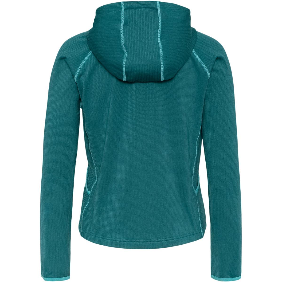Kari Traa Mika Full Zip Hettegenser Dame PEACOCK