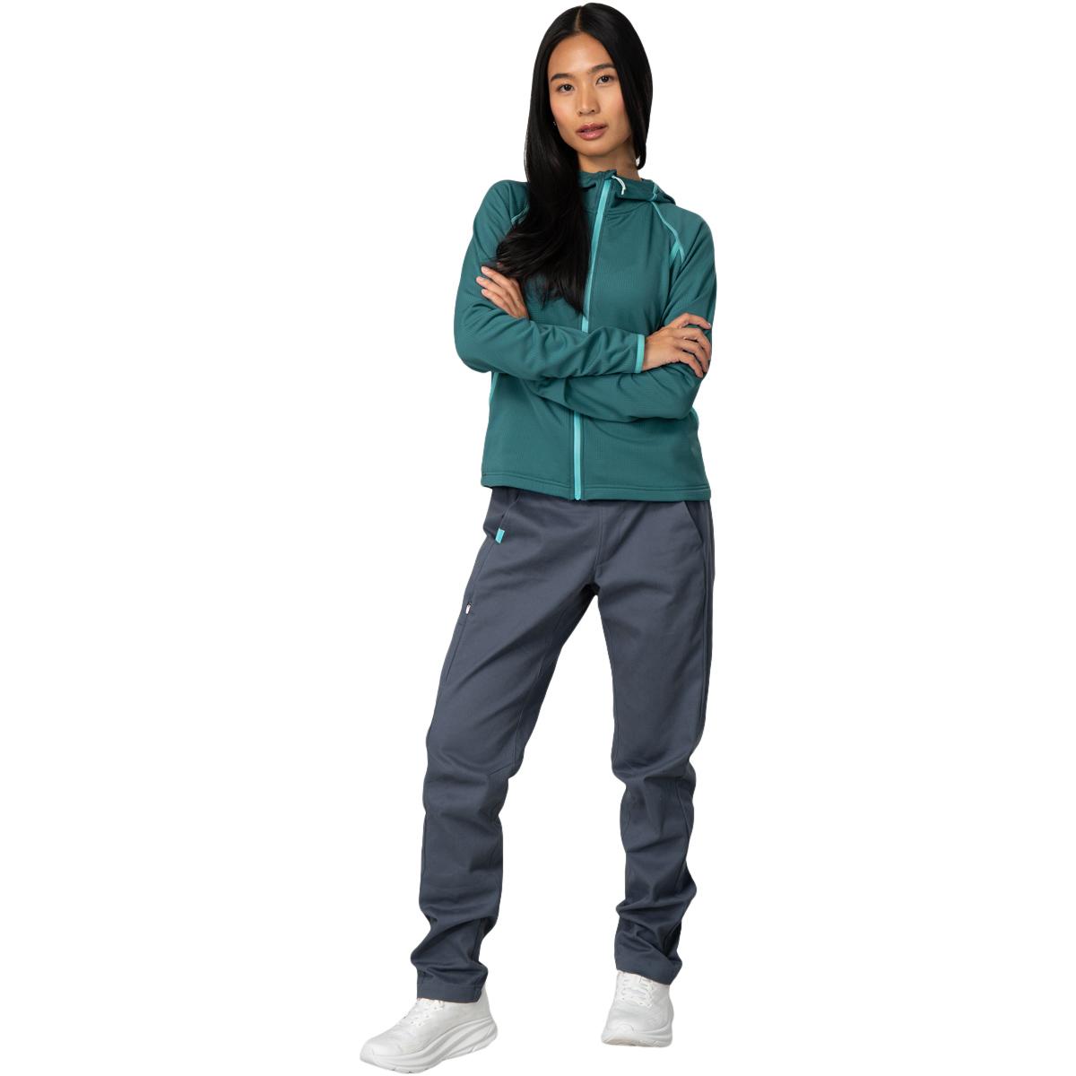 Kari Traa Mika Full Zip Hettegenser Dame PEACOCK