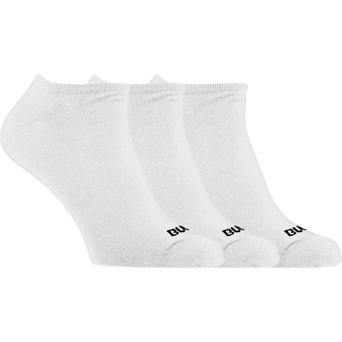 Bula No Show 3-Pack Footies White