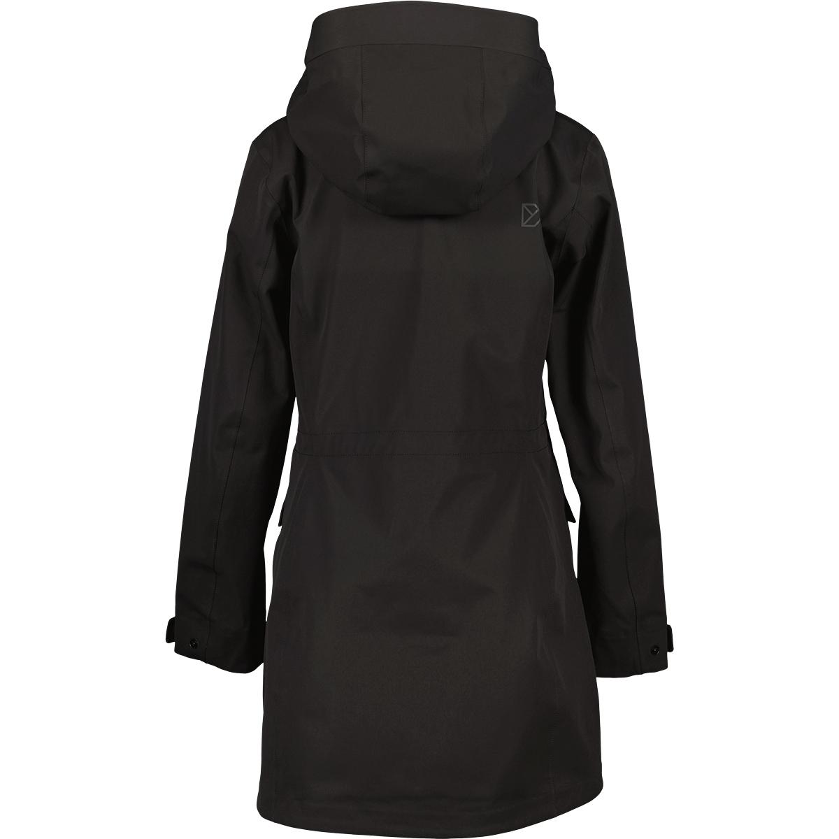 Didriksons Fredrika Parka Jakke Dame BLACK