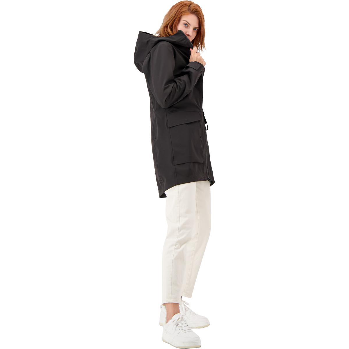 Didriksons Fredrika Parka Jakke Dame BLACK