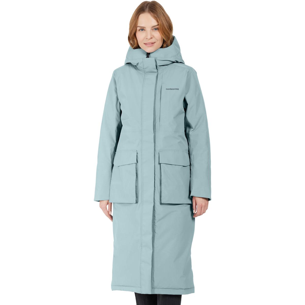 Didriksons Leya Parka Jakke Dame FACTORY BLUE
