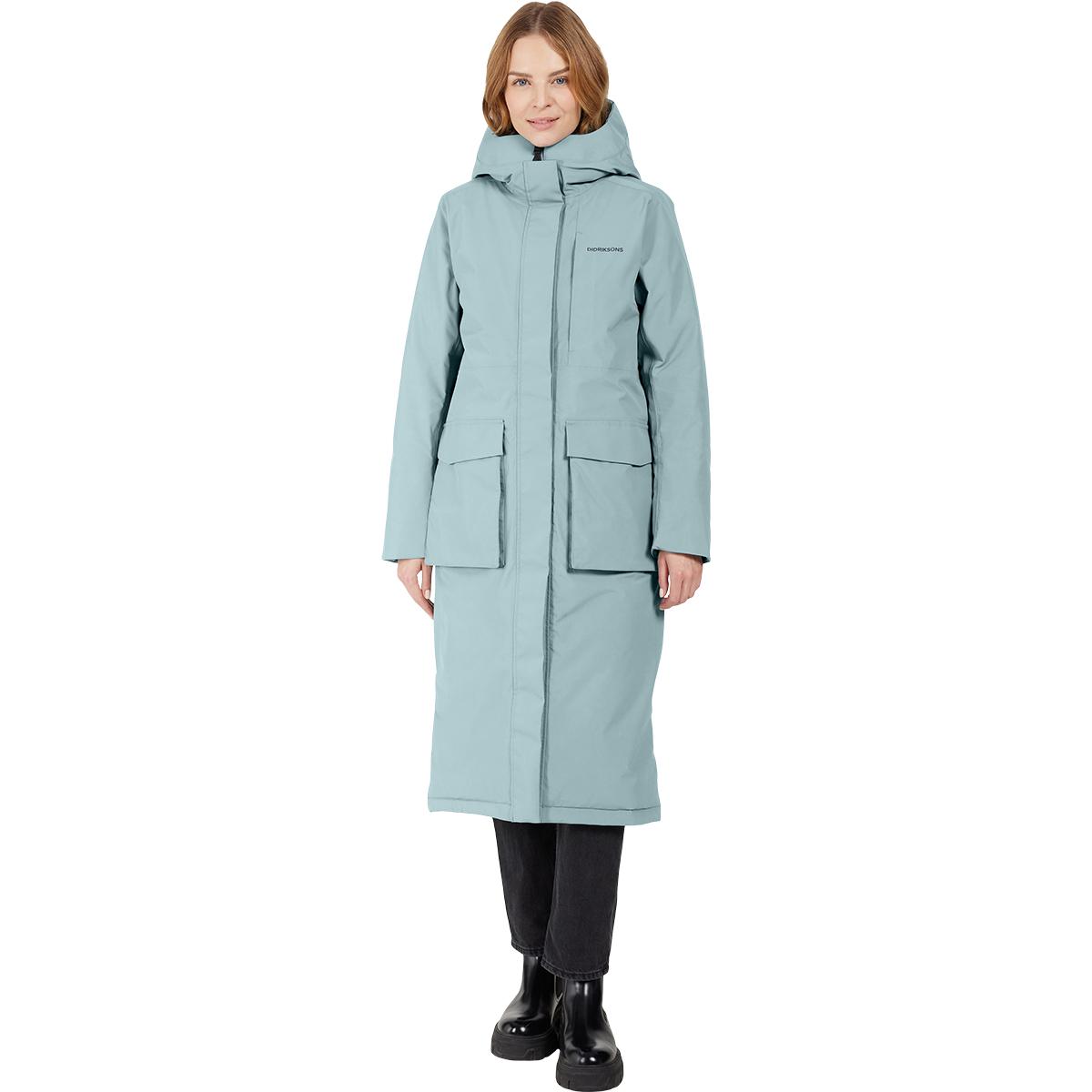 Didriksons Leya Parka Jakke Dame FACTORY BLUE