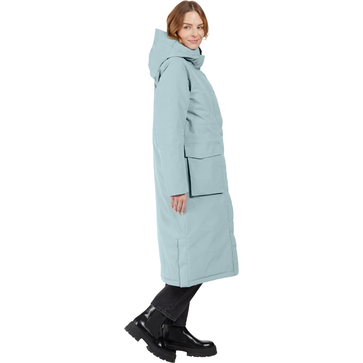 Didriksons Leya Parka Jakke Dame FACTORY BLUE