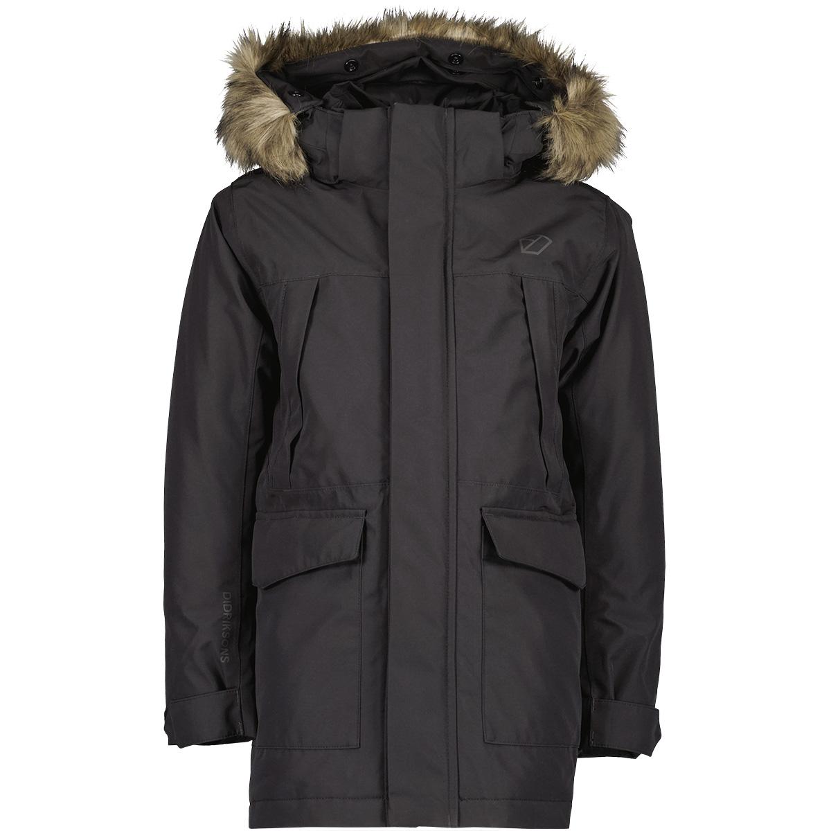 Didriksons Oxid Parka Vinterjakke Børn BLACK