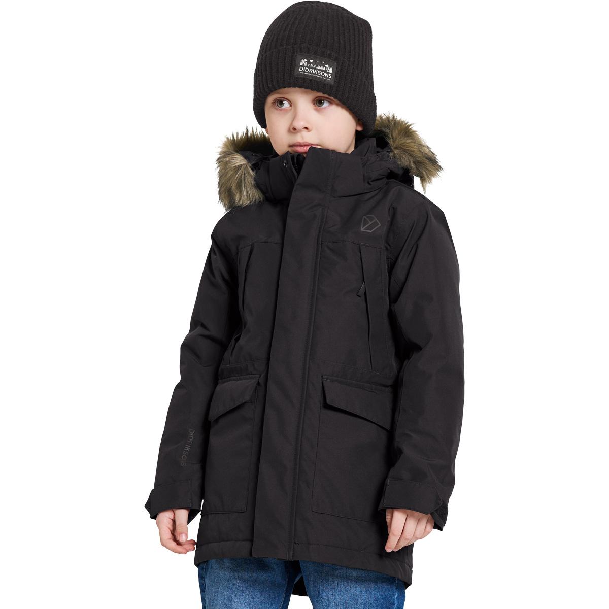 Didriksons Oxid Parka Vinterjakke Børn BLACK