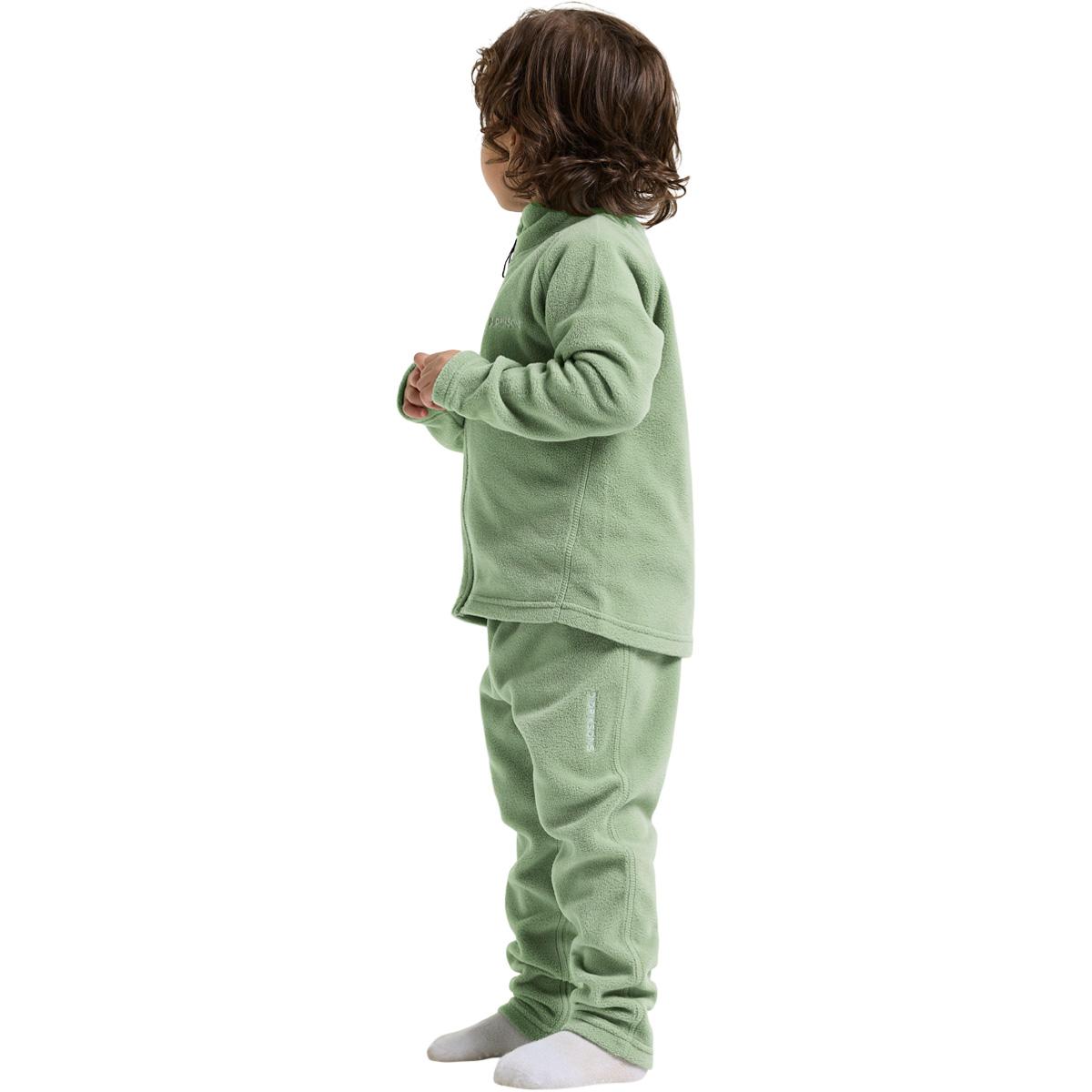 Didriksons Monte Full Zip Fleecetrøye Barn SAGE GREEN