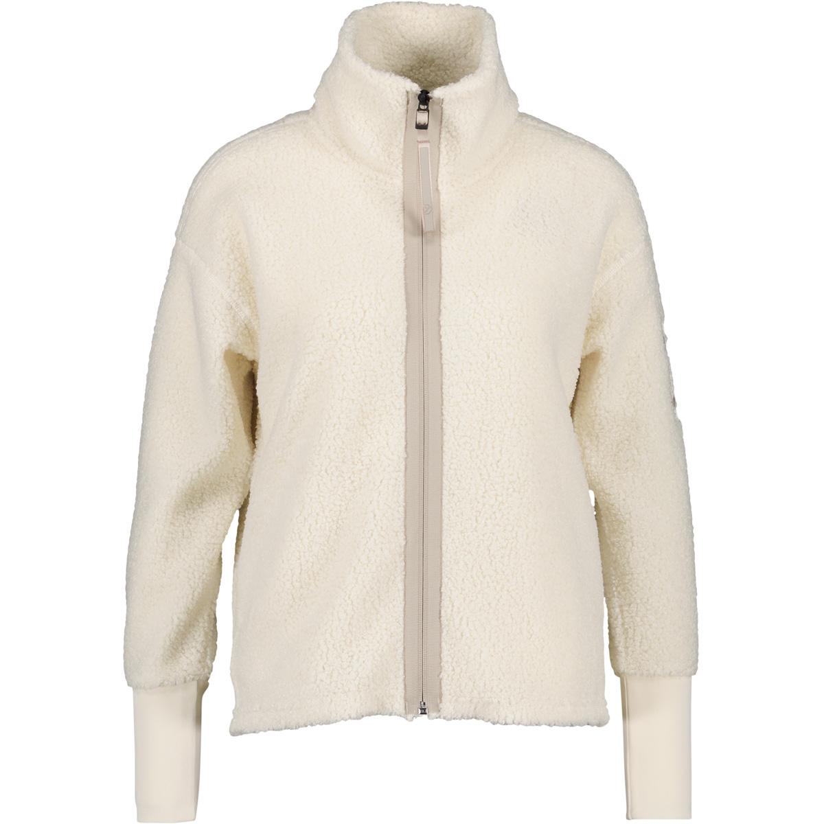 Didriksons Alexa 3 Full Zip Fleecetrøje Dame WHITE FOAM