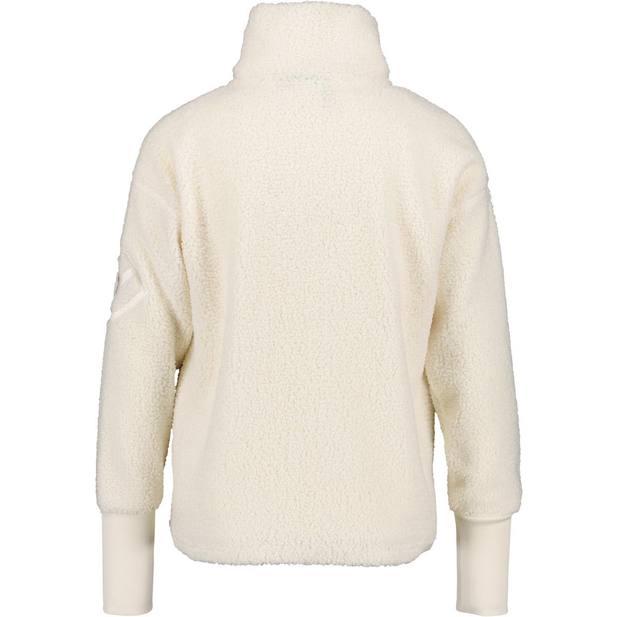 Didriksons Alexa 3 Full Zip Fleecetrøje Dame WHITE FOAM