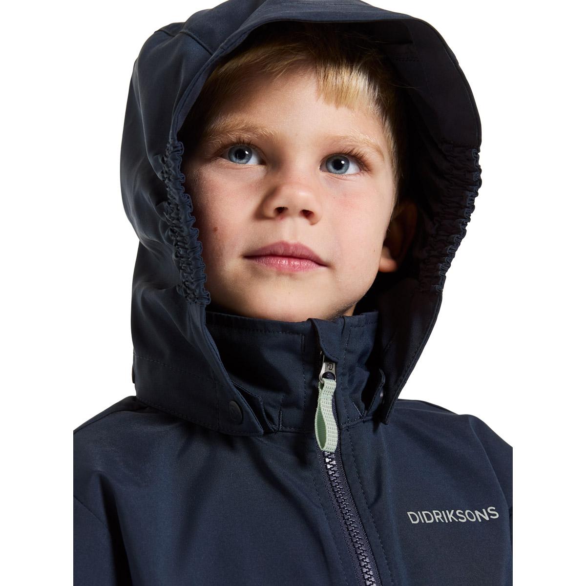 Didriksons Hallon Jakke Barn NAVY