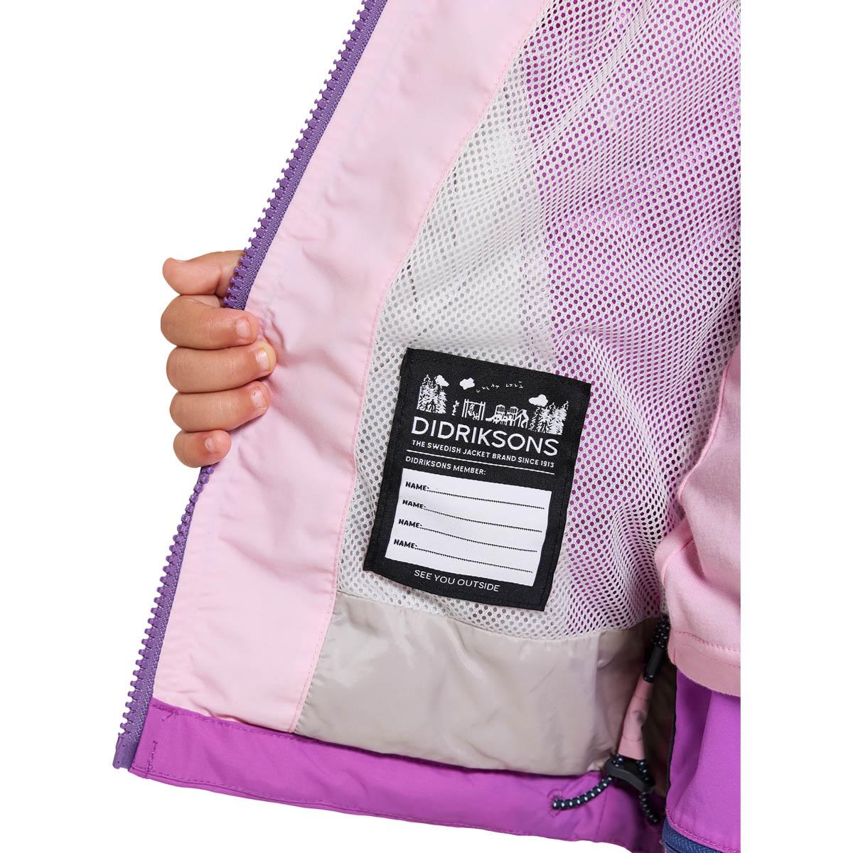 Didriksons Pilvi Jakke Barn TULIP PURPLE