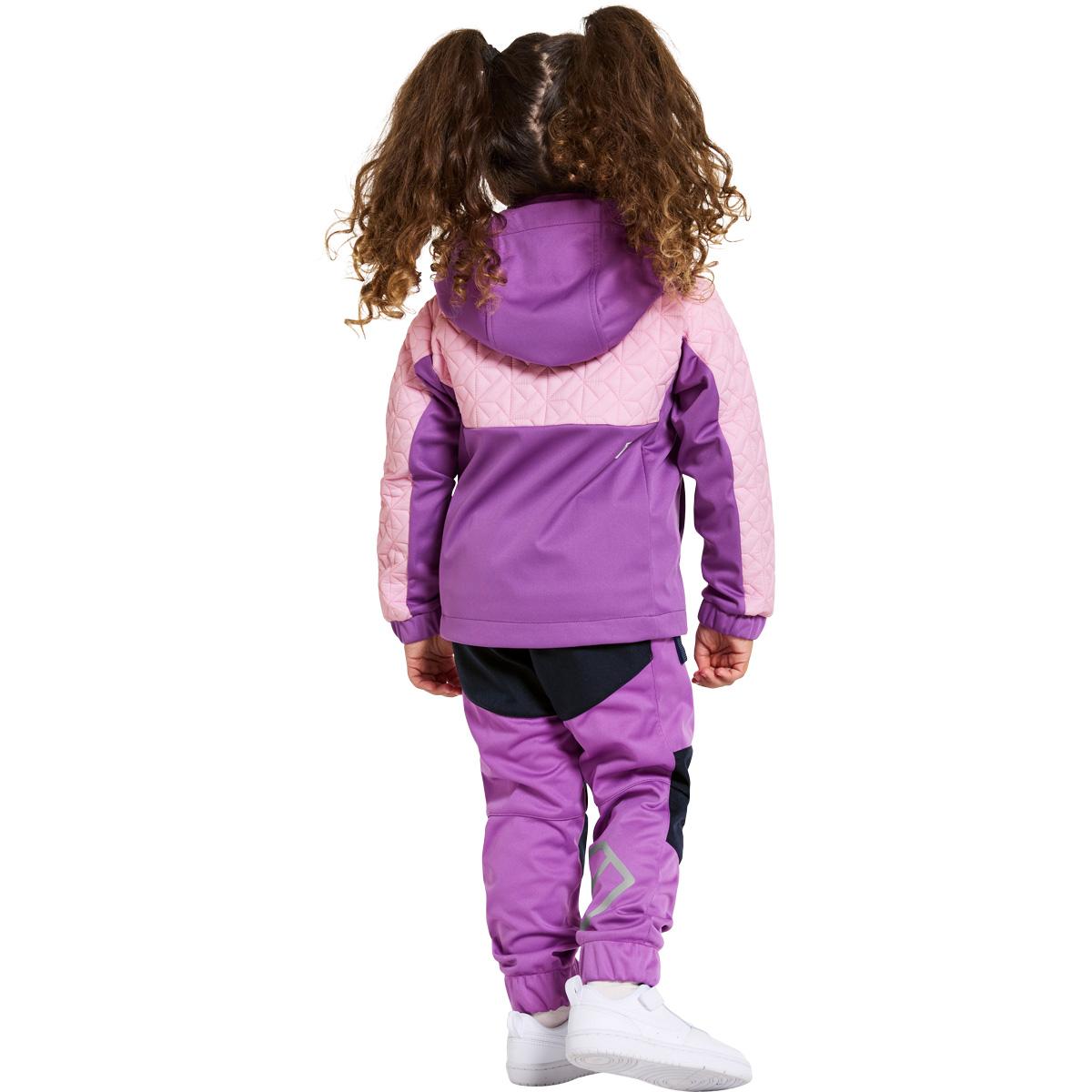Didriksons Briska Softshell Jakke Børn TULIP PURPLE
