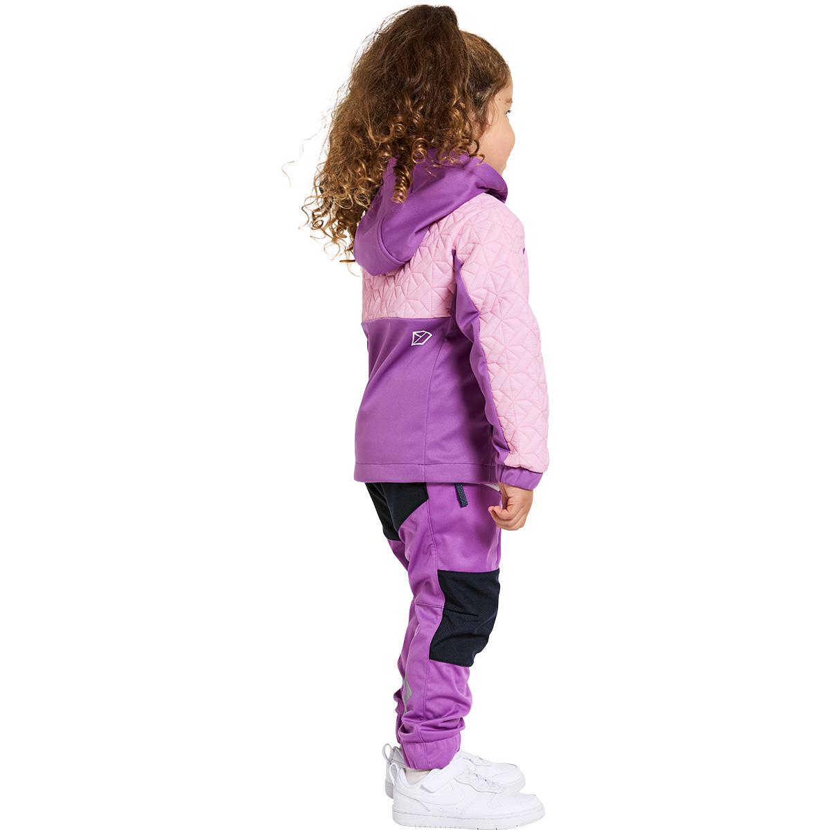 Didriksons Briska Softshell Jakke Børn TULIP PURPLE