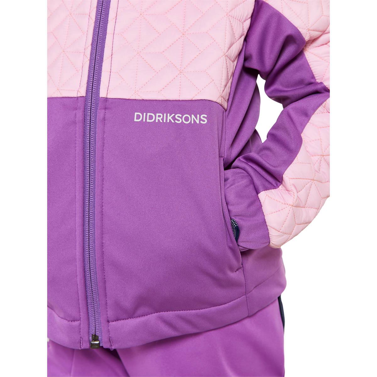 Didriksons Briska Softshell Jakke Børn TULIP PURPLE