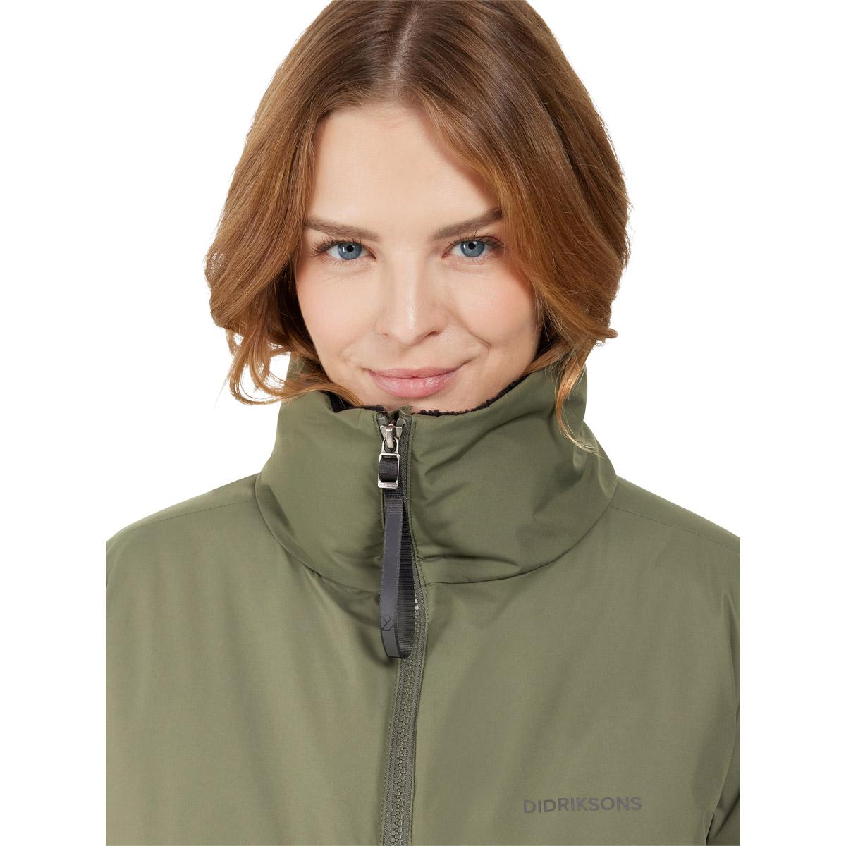 Didriksons Fabiola Parka Vinterjakke Dame DEEP GREEN