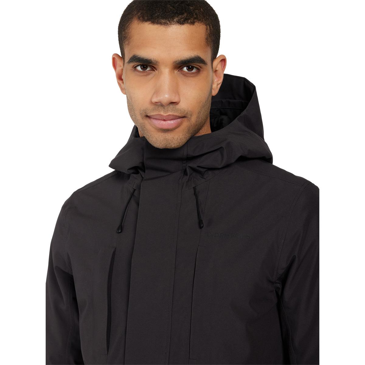Didriksons Falke Parka Vinterjakke Herre BLACK